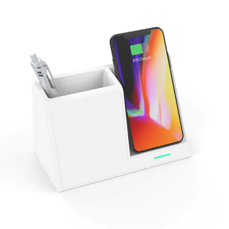 3-in-1 Wireless Charger with Pen Holder for Phones
