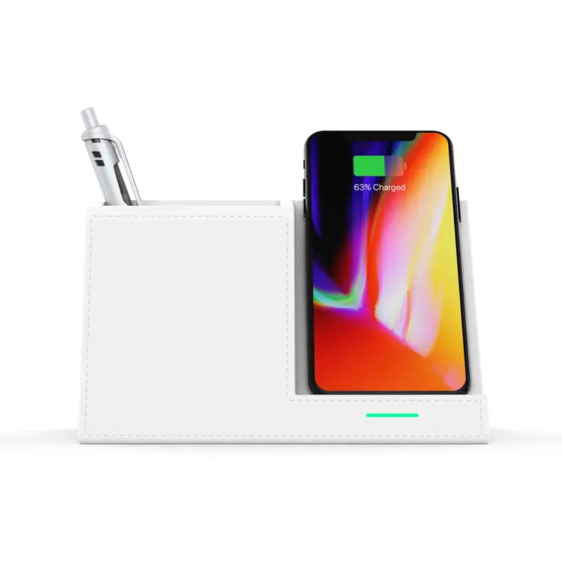 3-in-1 Wireless Charger with Pen Holder for Phones