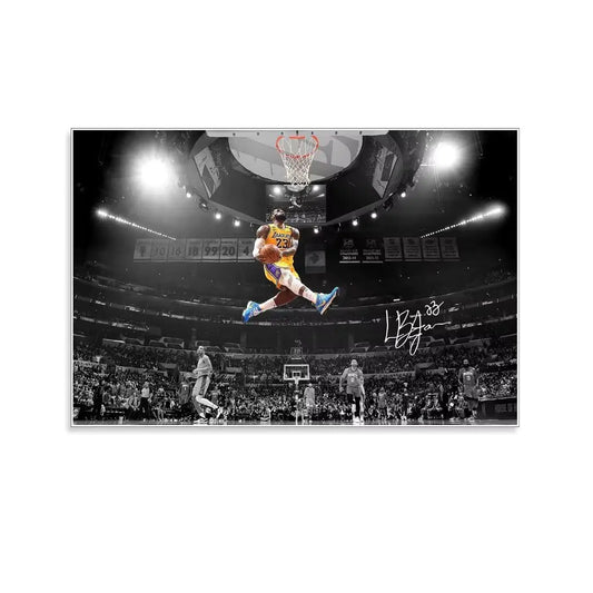 Lebron Poster Canvas Wall Art 16x24inch