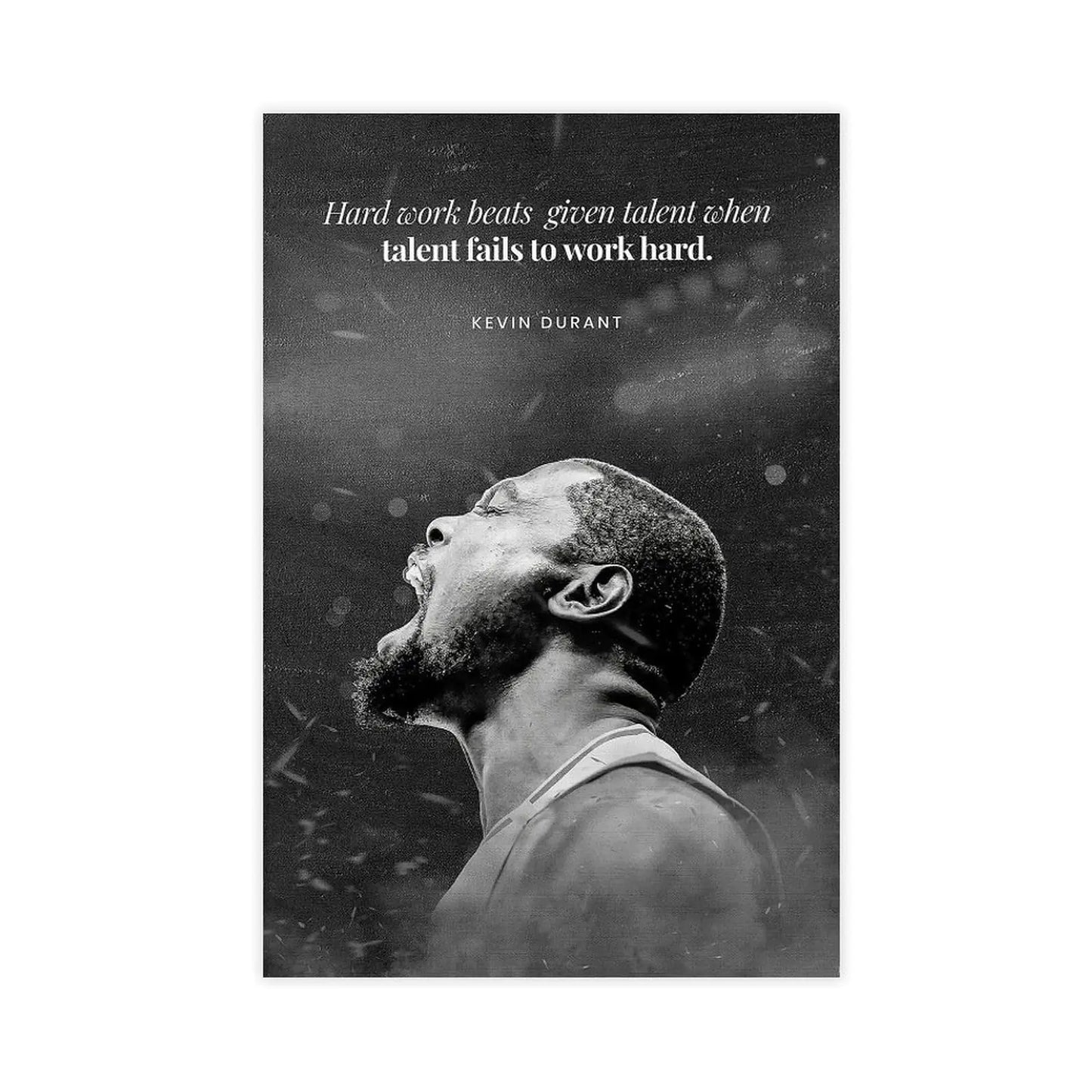 Kevin Durant Canvas Poster Unframed 12x18inch(30x45cm)